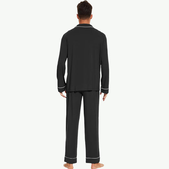 Conjunto de pijama personalizado al por mayor de bambú para hombre
