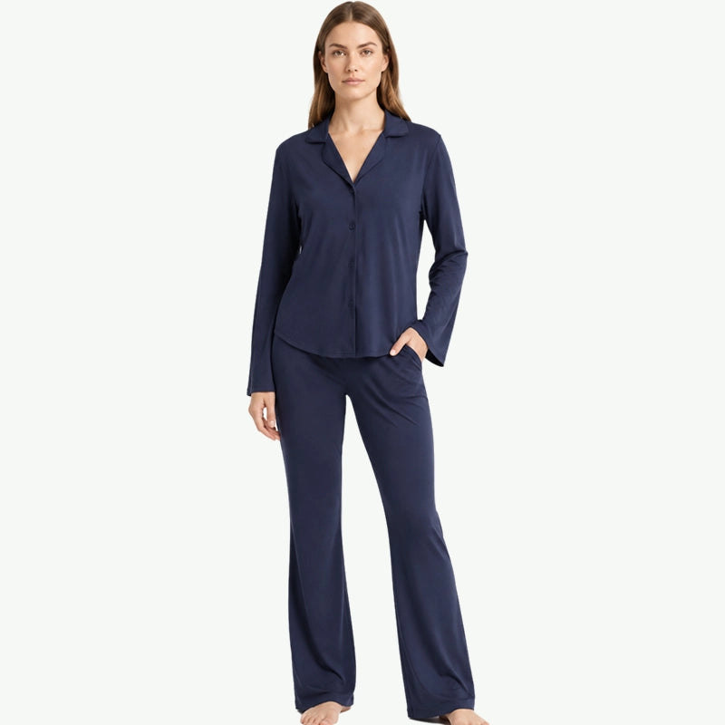 Custom Wholesale Women's Bell Sleeve Pajama Vendors