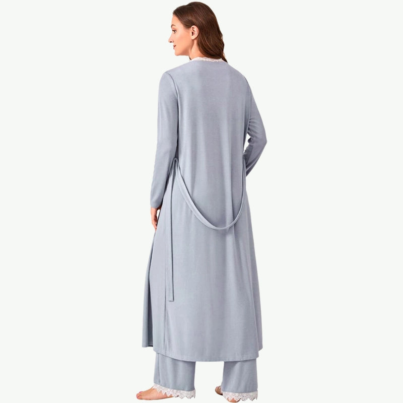Fabricante mayorista de batas de encaje para mujer