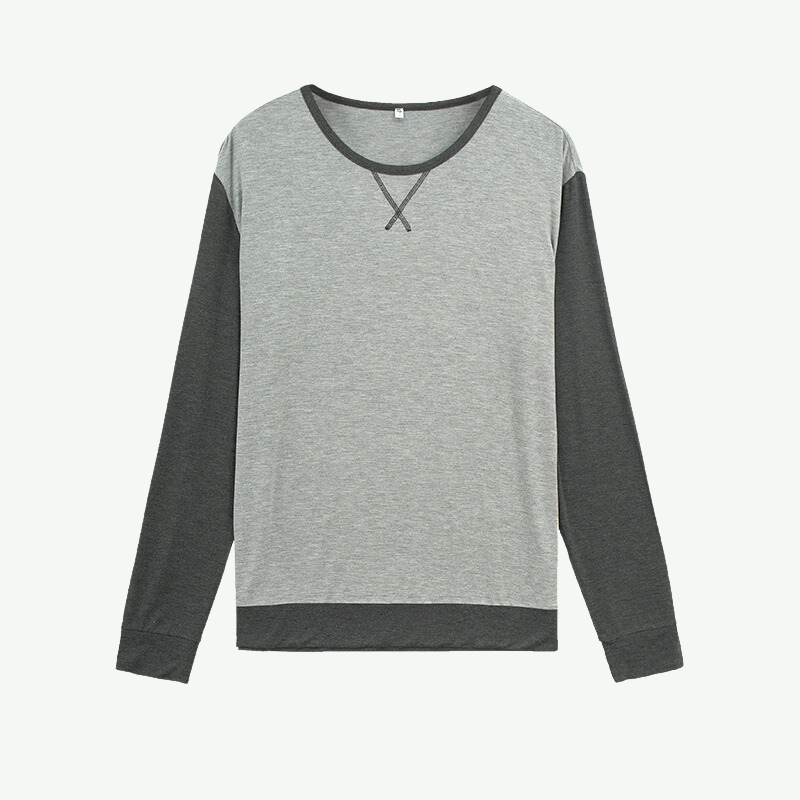 Pyjama à manches longues en coton pour homme - 2315580033