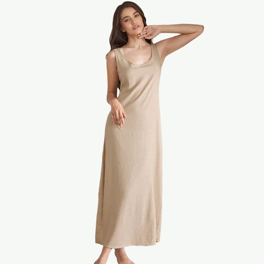 Camisón de lino y cáñamo para mujer personalizado al por mayor Fabricante chino