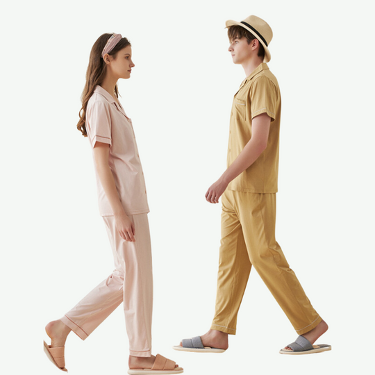 Conjunto de pijama suave para parejas al por mayor - 2315580105