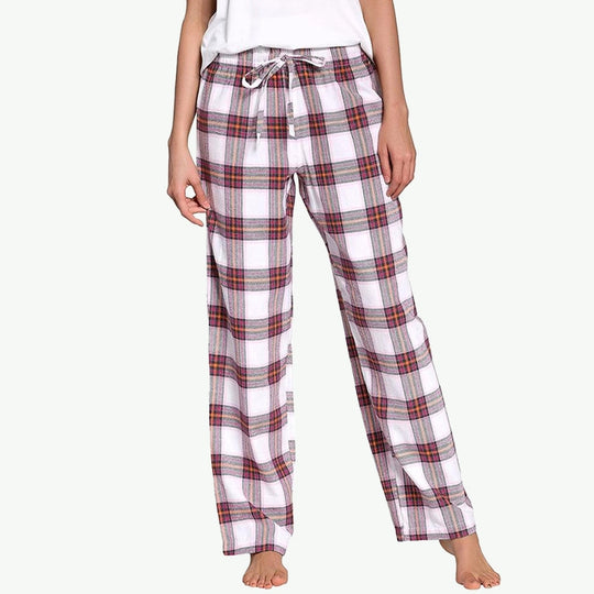 Fabricante mayorista de pantalones de pijama a cuadros de bambú