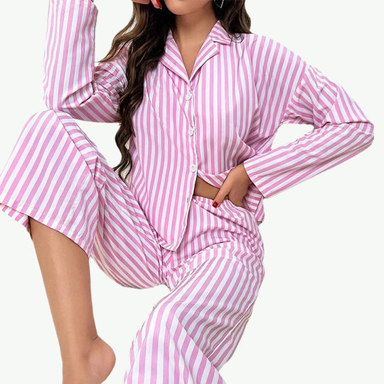 Fournisseurs en gros de pyjamas rayés personnalisés de marque privée