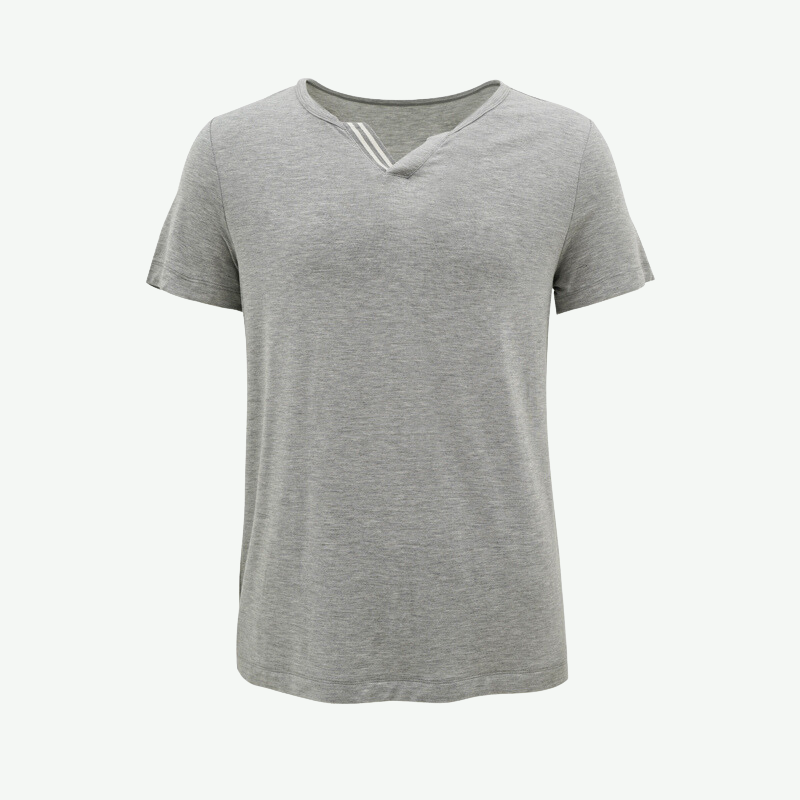 Proveedor de pijamas de viscosa de bambú liso para hombres al por mayor-2215580064