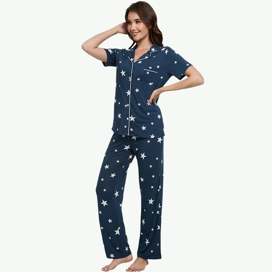 Customize Wholesale 50s Modal Fabric Pjs For Your Brand