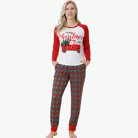 Mom And Me Pj Bulk Adult Kids Matching Christmas Pajamas Supplier