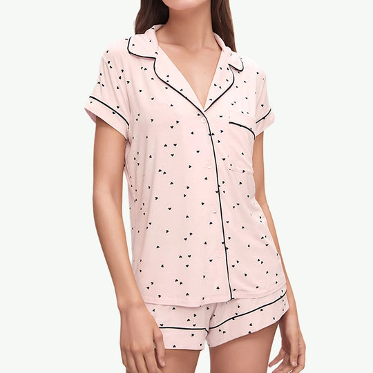 Fournisseur en gros de pyjamas courts en Tencel de marque privée