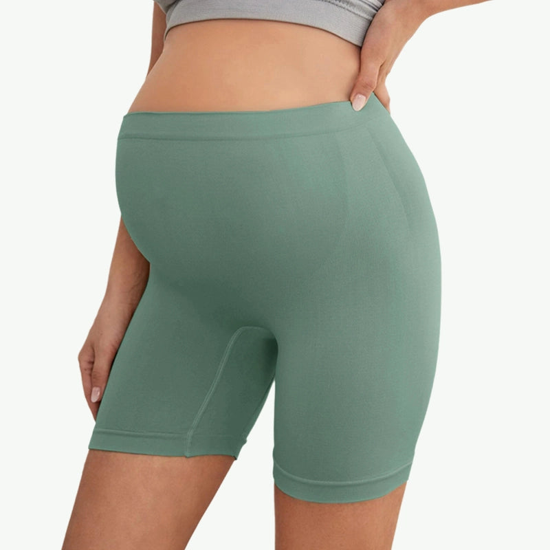 Rib-Knit Pregnancy Bike Shorts Wholesale Maternity Sleepwear For Vendors