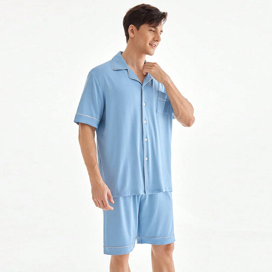 Vêtements de nuit pour hommes OEM pour fabricants de pyjamas en bambou
