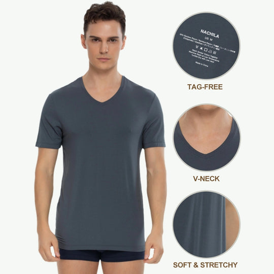 Manufacturer Men Bamboo Soft T-shirts Tees-31129003