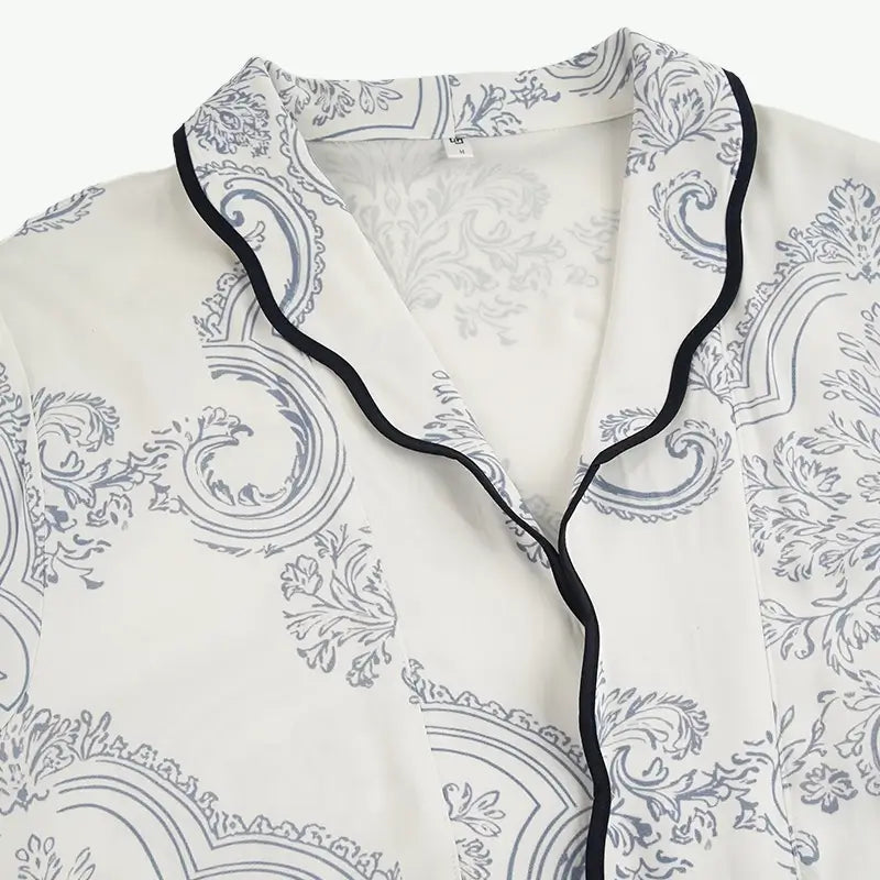 100% Bamboo Fiber Printed Bathrobes Wholesale