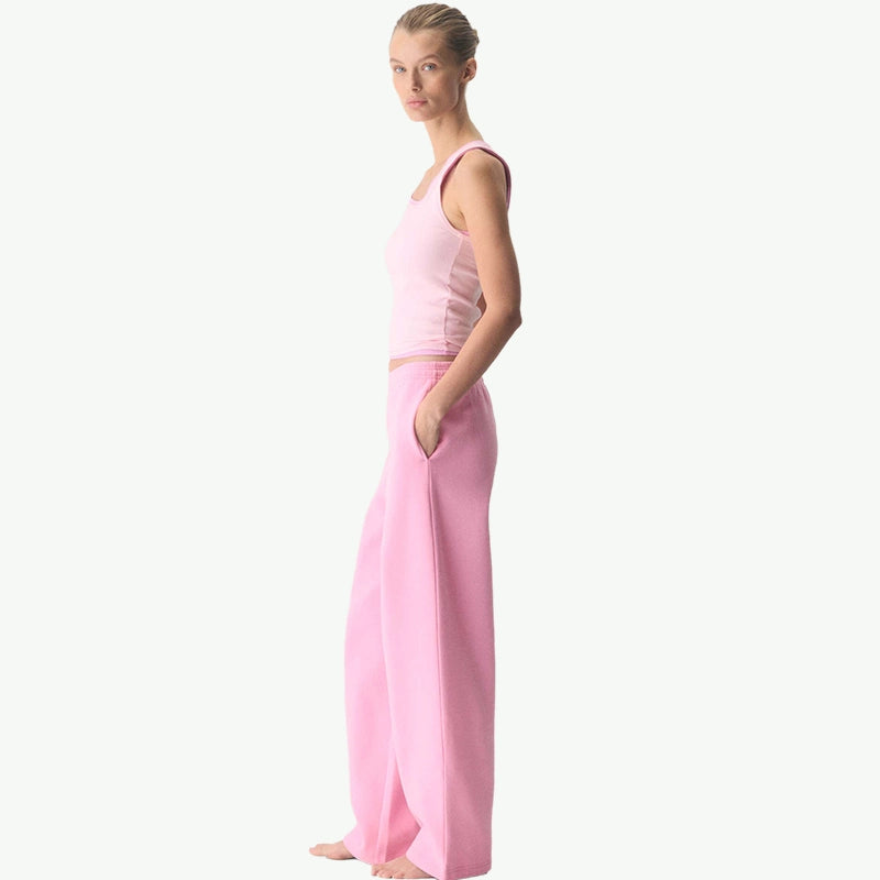 Private Label Wholesale 3-Piece Plain Ladies Loungewear Set in Bulk