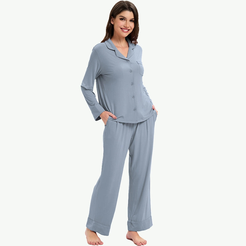 TENCEL™ Modal Pyjama Hersteller Custom Piping Pyjama Sets