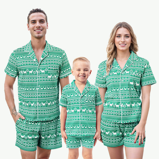 Pyjamas de Noël pour toute la famille, fournisseur de pyjamas en coton modal en gros