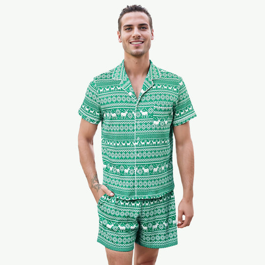 Pyjamas de Noël pour toute la famille, fournisseur de pyjamas en coton modal en gros