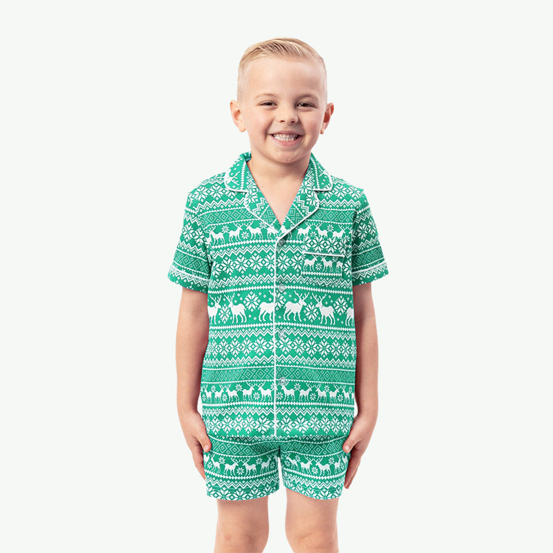 Pyjamas de Noël pour toute la famille, fournisseur de pyjamas en coton modal en gros