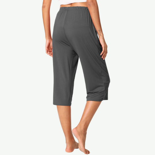 Pantalones capri de bambú para mujer, lote 21145052