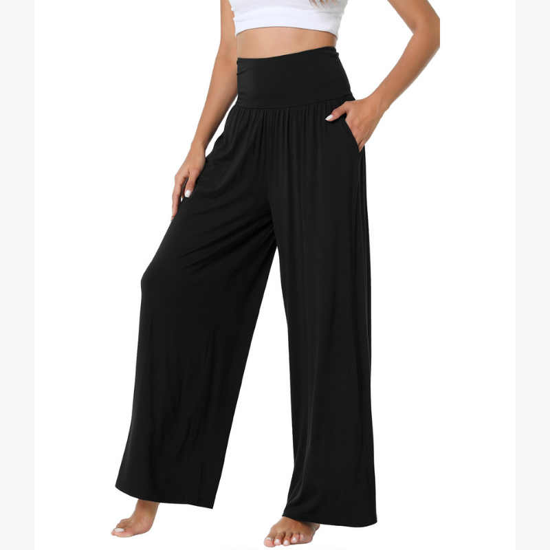 Pantalones de pijama de bambú para mujer a granel-21197018