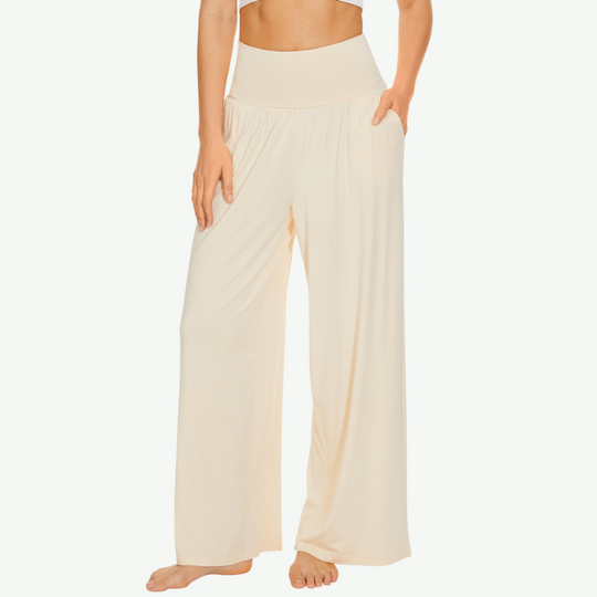 Pantalones de pijama de bambú para mujer a granel-21197018