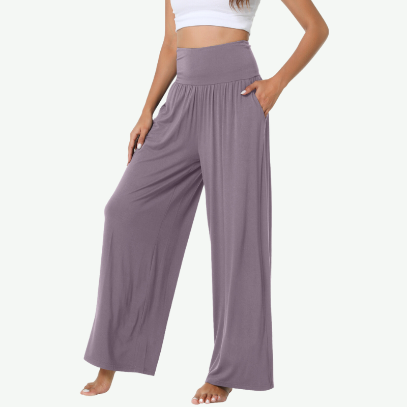 Pantalones de pijama de bambú para mujer a granel-21197018