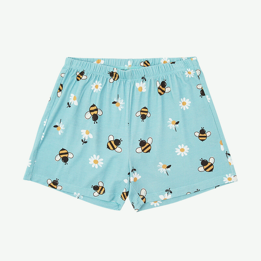 Conjunto de pijama infantil con estampado de verano a granel-2311740073