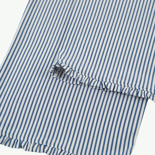 Wholesale Premium Yarn-dyed Vertical Stripes Tencel Lyocell Sleepwear Vendors
