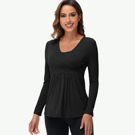 Fabricante de pijamas de maternidad para mujer OEM con tops suaves