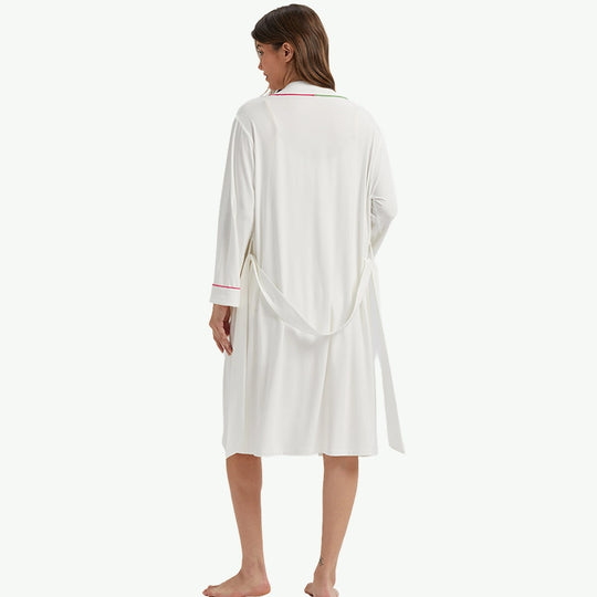 Private Label Women Contrast Trim Robe Set Wholesale Suppliers
