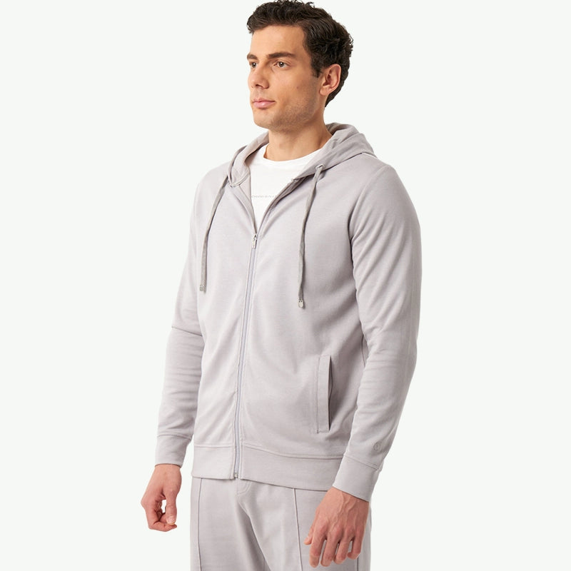 Private Label Zip-Up Lounge Set Wholesale Bamboo Loungewear Factory