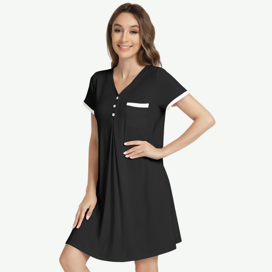 Chemise de nuit en bambou pour femme, en vrac - G3813018