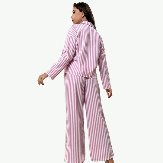 Fournisseurs en gros de pyjamas rayés personnalisés de marque privée
