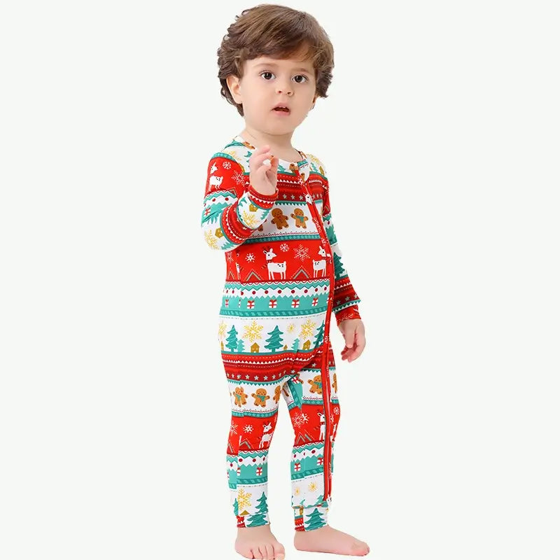 Infant Onesies Bulk Christmas LENZING™ Modal Wholesale Baby Pajamas