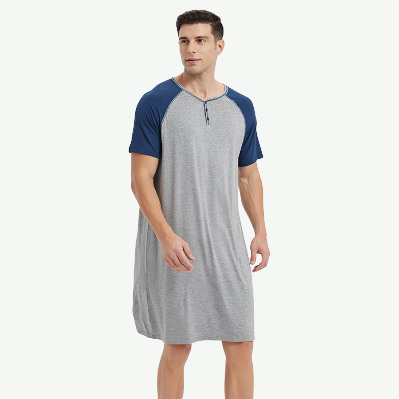Camisón de algodón para hombre a granel - G3813023