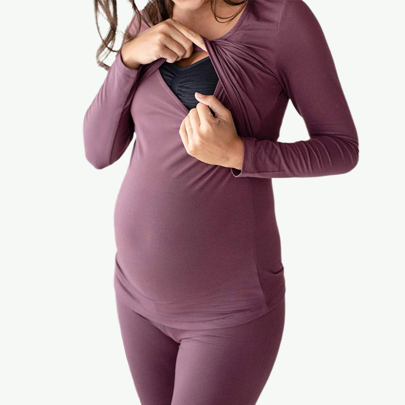Fabricante mayorista de pijamas de lactancia para mujeres