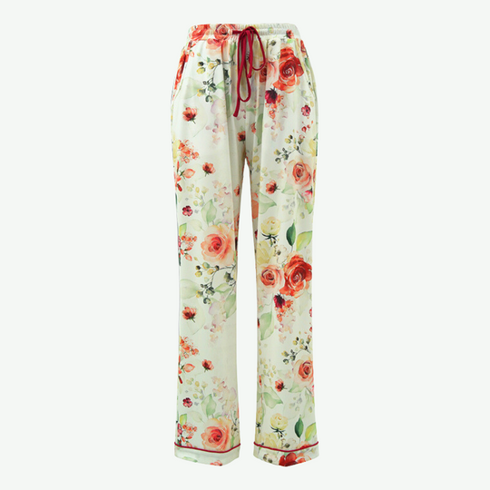 Custom Women Printed Pajama Set Supplier-2315500003