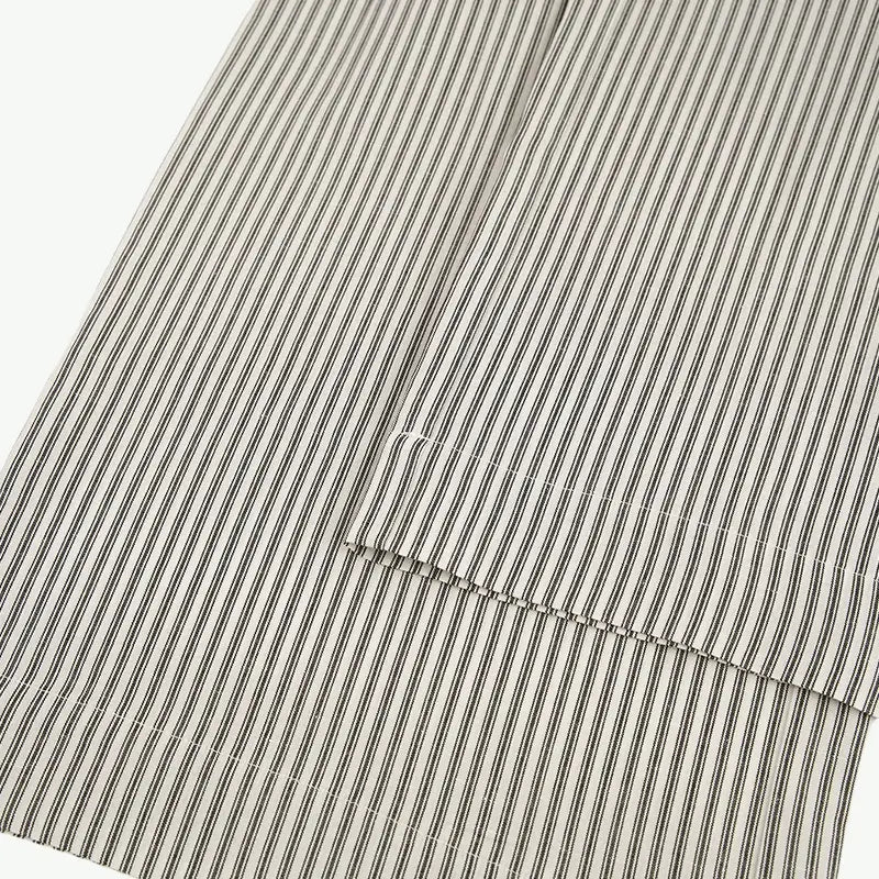 Yarn-dyed Valley Stripe Wide Leg Lounge Pants Wholesale Pajama Pants