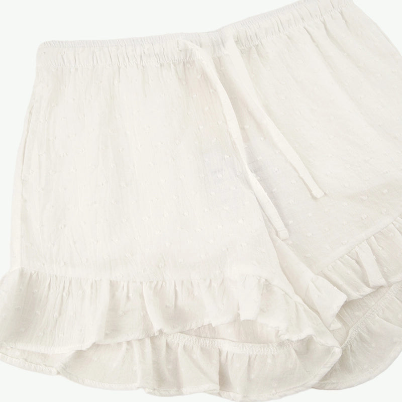 Women's Ruffle Short Set 2 Piece Fashion Summer Sleeveless Pajamas Wholesale