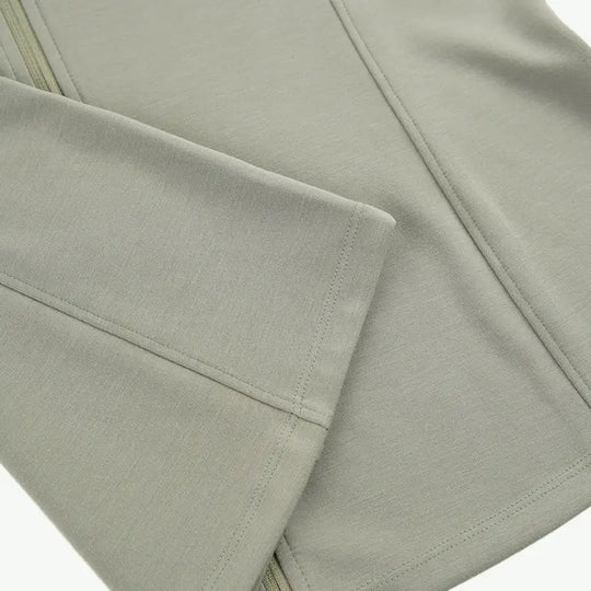 Women Loungewear Mock Neck Full Zip Jacket Wholesale Air Layered Activewear