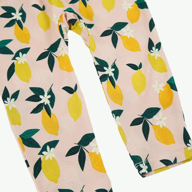 Custom Fruit Print Wholesale Baby Bamboo Sleeveless Rompers