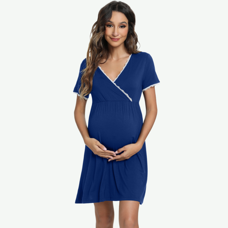 Camisón de maternidad 3 en 1 de bambú a granel--21197019
