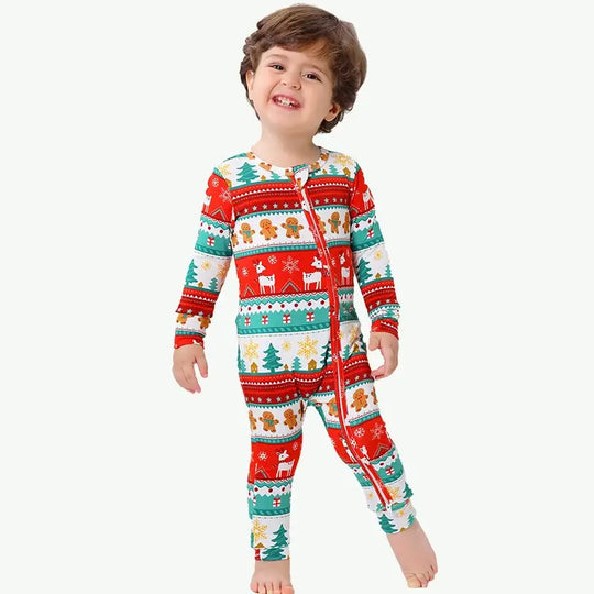 Infant Onesies Bulk Christmas LENZING™ Modal Wholesale Baby Pajamas