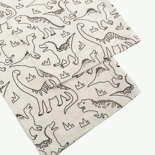 Custom DIY Graffiti Coloring Organic Cotton Kids Sleepwear Wholesale
