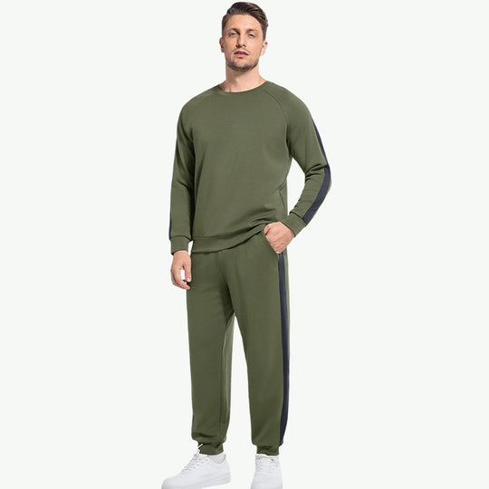 Cozy Brushed Bamboo Men Jogger Set Wholesale Loungewear Suppliers