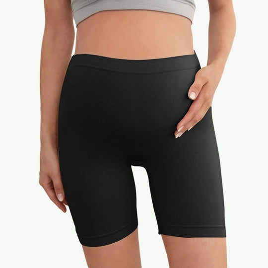Rib-Knit Pregnancy Bike Shorts Wholesale Maternity Sleepwear For Vendors
