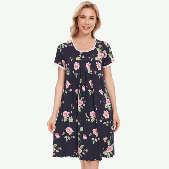 Camisón de bambú para mujer con estampado personalizado de Maker - 31129070