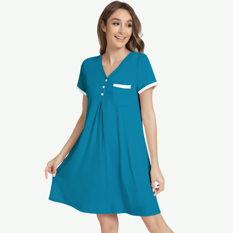 Chemise de nuit en bambou pour femme, en vrac - G3813018