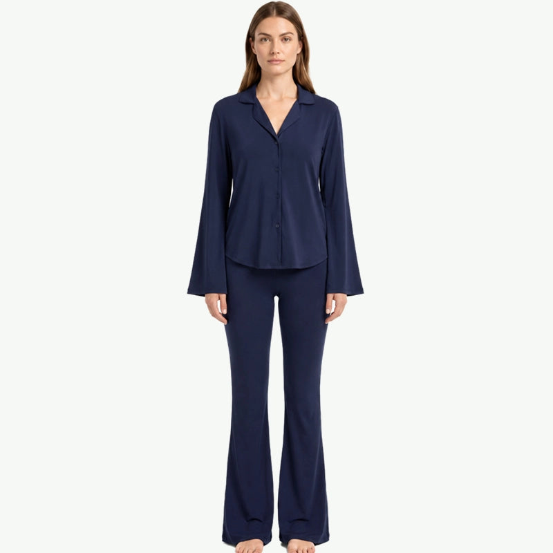 Custom Wholesale Women's Bell Sleeve Pajama Vendors