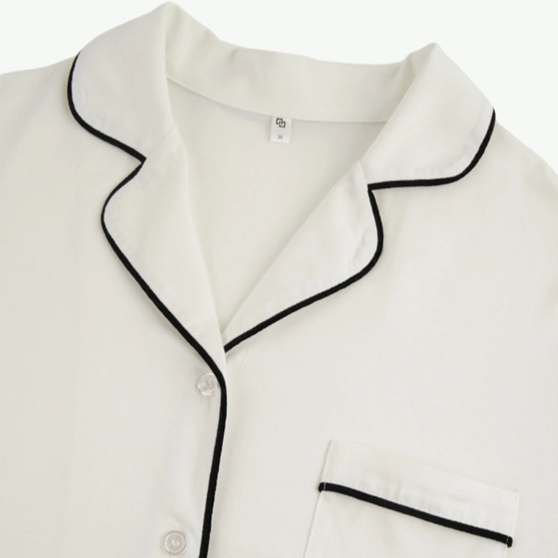 Ensemble pyjama long en velours doux, vêtements de nuit en Tencel, vente en gros
