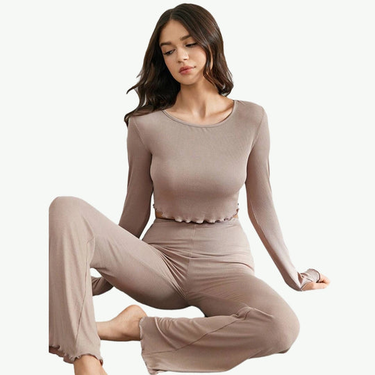 Ensemble de pyjamas en modal pour femmes, vente en gros, OEM